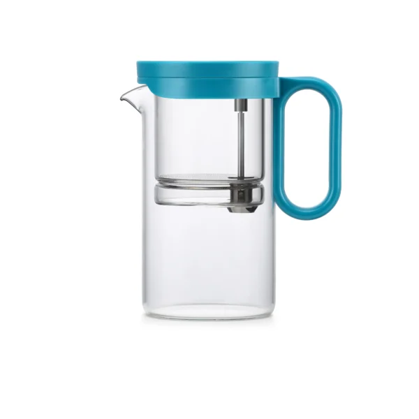 Théière magnétique en verre - 500ml - Turquoise